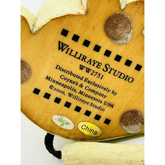 Williraye Studio Folk Art I Love My Cat Figurine 2000 WW2751 6.5 inch White READ - Picture 8 of 9